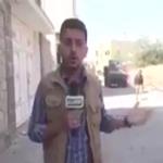 بالفيديو: مراسل التلفزيون السعودي ينجو بأعجوبة من قذيفة حوثية